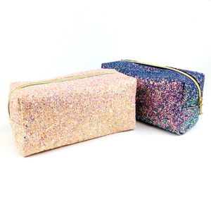 Colorful glitter Shine Blast Cosmetic Pouch Custodia con cerniera borsa da viaggio