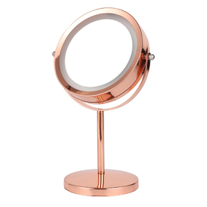 Specchio cosmetico LED LED LED 5X da tavolo