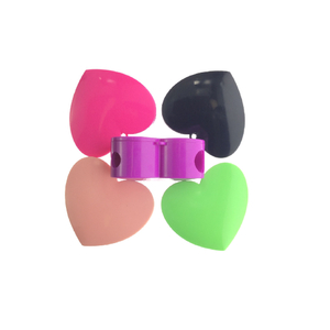 Affermatrice a matita a forma di cuore Affilabilità di plastica colorata